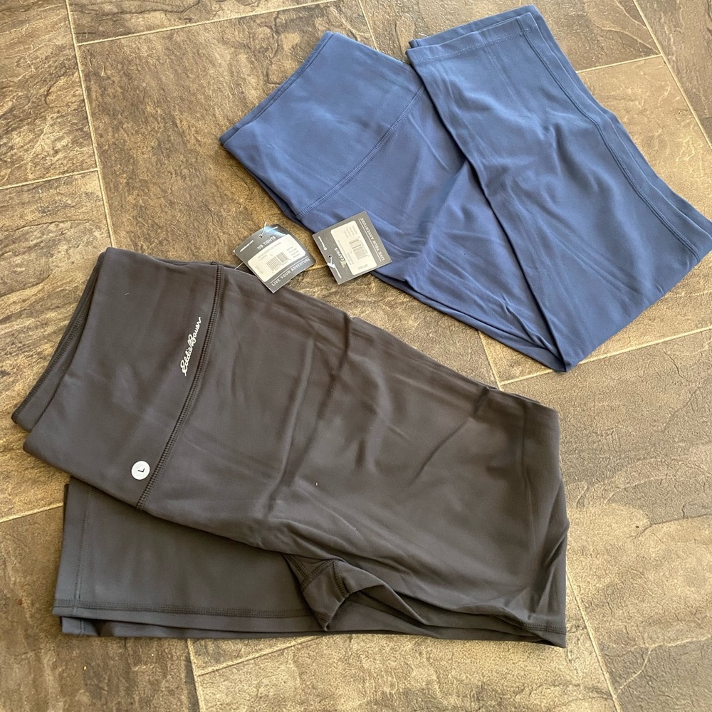 Eddie Bauer Womens Leggings Capris Large (price includes both)